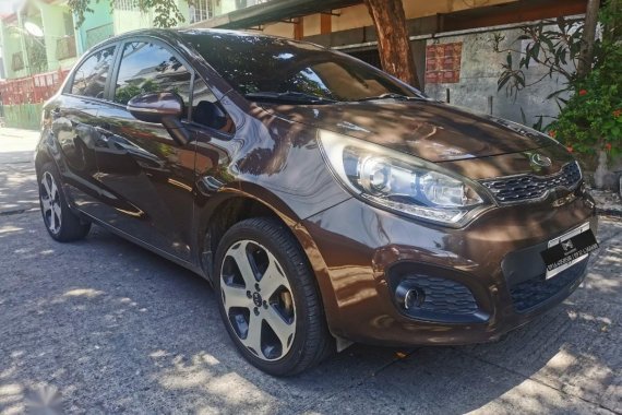 Brown Kia Rio 2015 for sale in Mandaluyong