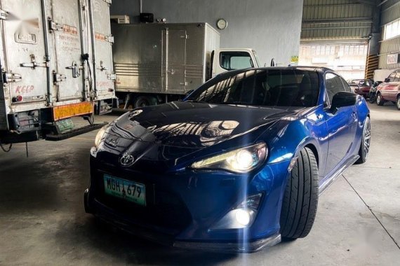 Blue Toyota 86 2013 for sale in Manila