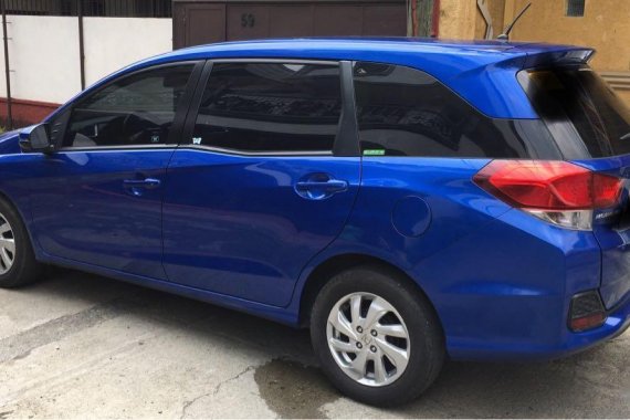 Blue Honda Mobilio 2018 for sale in Manila