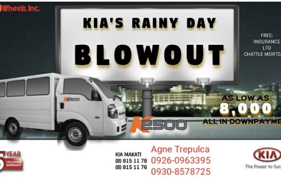 Kia K2500 for P8,000 All-in Downpayment!!!