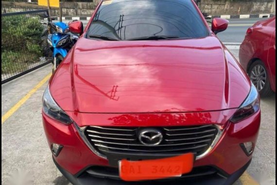 Red Mazda Cx-3 for sale in Quezon City