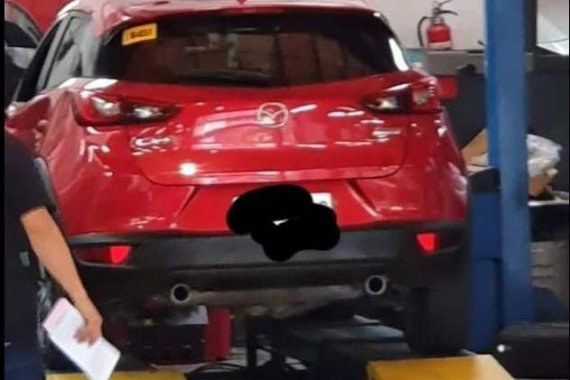 Red Mazda Cx-3 for sale in Quezon City