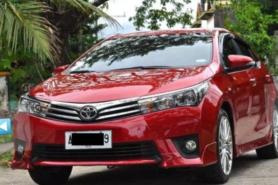 Sell Red 2014 Toyota Corolla Altis in Mandaluyong