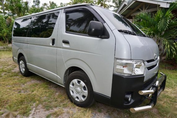 Silver Toyota Hiace 2010 for sale in Mambajao