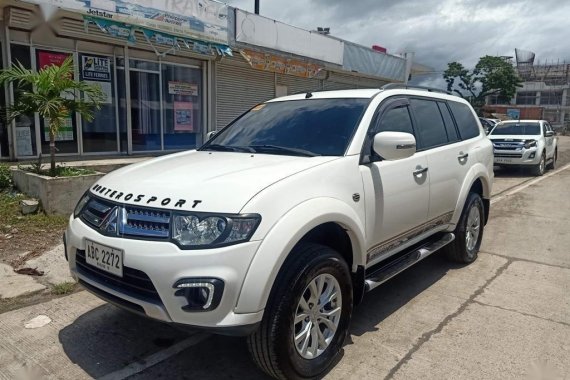 White Mitsubishi Montero Sports GLX 2015 for sale in Baroy