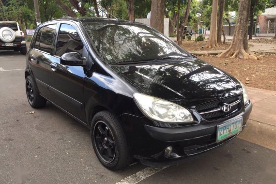 Black Hyundai Getz 2007 for sale in Manila