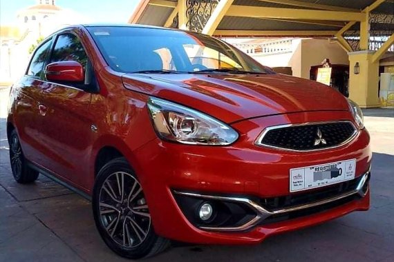 Red Mitsubishi Mirage 2018 for sale in Manila