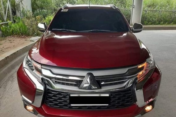 Red Mitsubishi Montero 2017 for sale in Quezon City