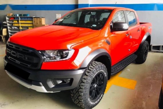 Orange Ford Ranger Raptor 2020 for sale in Manila