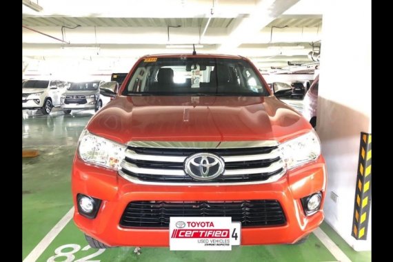 Orange Toyota Hilux 2018 at 27364 km for sale in Manila