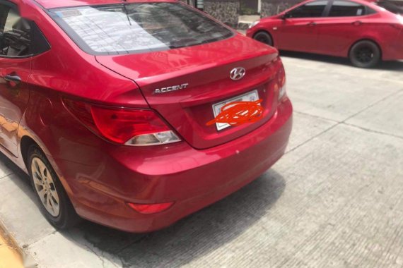 Selling Red Hyundai Accent 2017 in Parañaque
