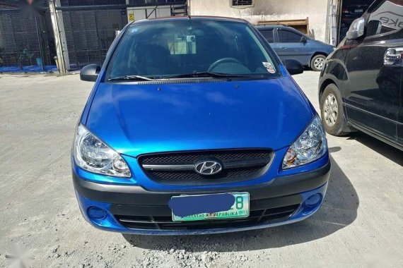 Blue Hyundai Getz 2007 for sale in Manila