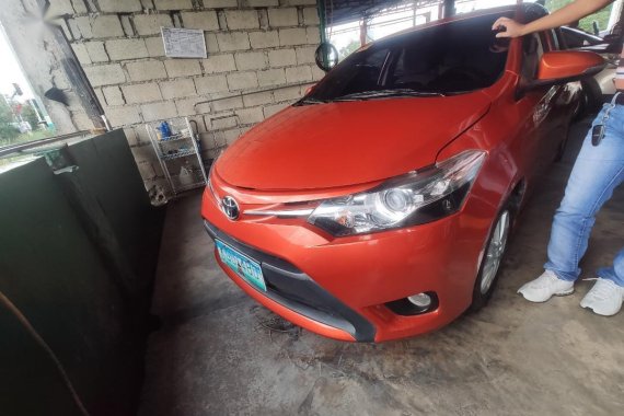 Selling Orange Toyota Vios 2013 in Dagupan