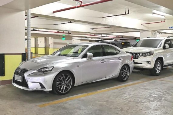 Silver Lexus IS 350 F Sport 2015 for sale in Manila