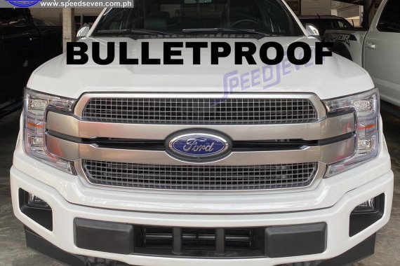 Brand New 2020 Ford F150 Bulletproof Level 6 Platinum 4x4 Armored Bullet Proof Armor Star White