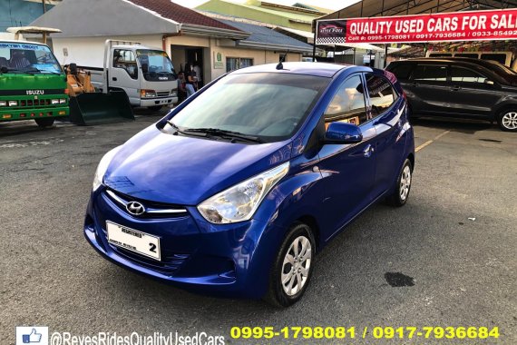 Blue Hyundai Eon GLX Manual 2018 Fresh Low Mileage For Sale in Cainta