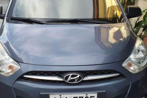 Grey Hyundai I10 2014 for sale in Cavite