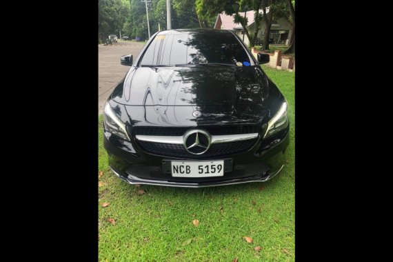 Black Mercedes-Benz Cla-Class 2017 Sedan for sale in Angeles