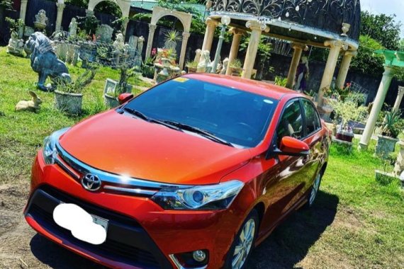 Selling Orange Toyota Vios 2017 in Mandaue City