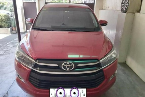 Red Toyota Innova 2017 for sale in Manila