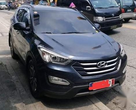 Sell Black 2015 Hyundai Santa Fe in Quezon City