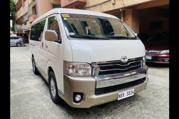Sell White 2016 Toyota Hiace in Quezon City