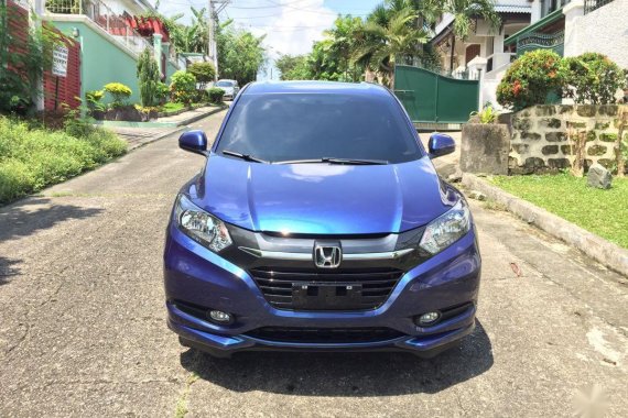 Blue Honda Hr-V 2017 for sale in Quezon City