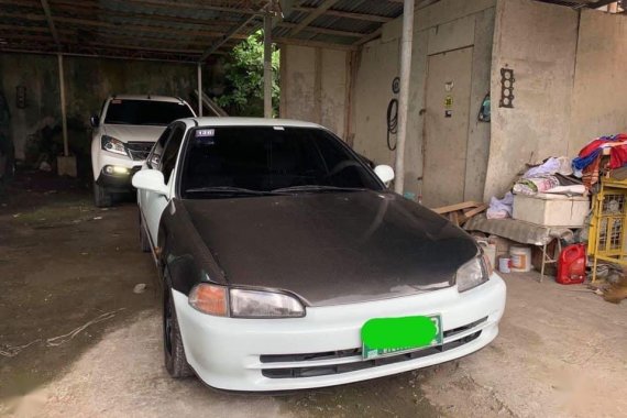 White Honda Civic 1995 for sale in Cavite