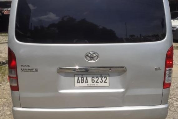 Silver Toyota Hiace 2014 for sale in Tacloban