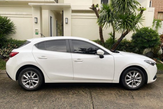 White Mazda 3 2016 for sale in Quezon City