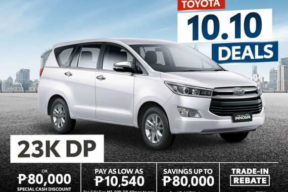 2020 TOYOTA INNOVA 23K DOWNPAYMENT