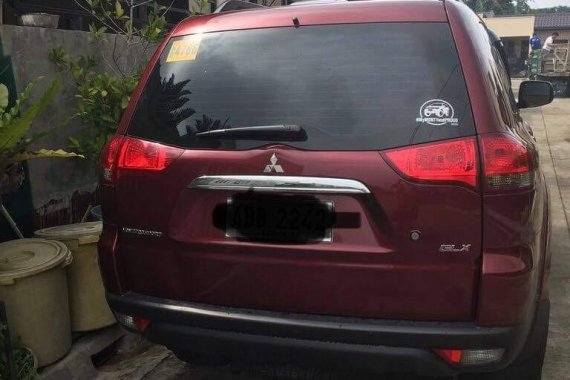 Red Mitsubishi Montero 2014 for sale in Quezon City