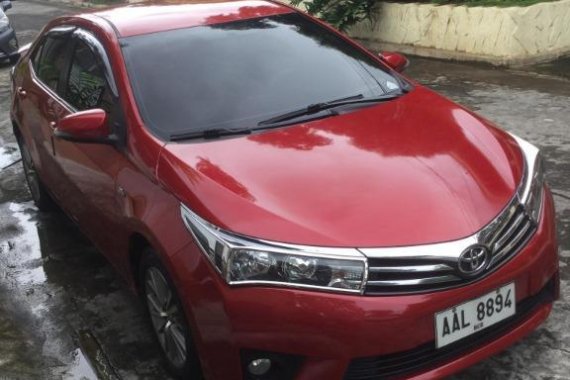 Red Toyota Corolla Altis 2014 for sale in Manila