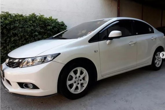 White Honda Civic 2013 for sale in Manila