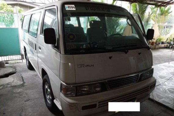 White Nissan Urvan Escapade 2011 registered 2020 for sale in Quezon City