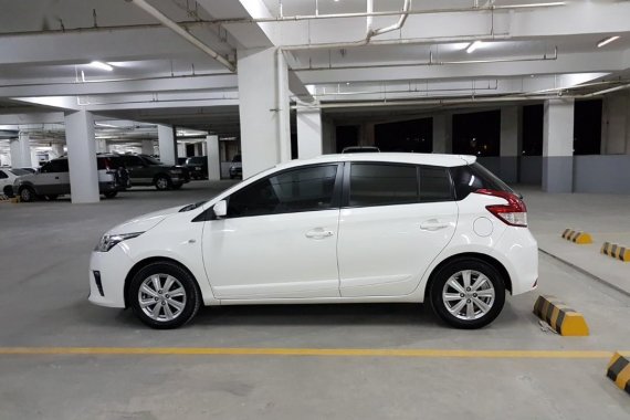 White Toyota Yaris 2014 for sale in Manila