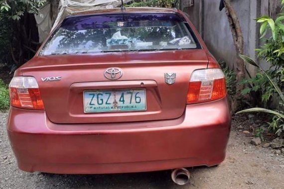 Orange Toyota Vios 2006 for sale in Manila