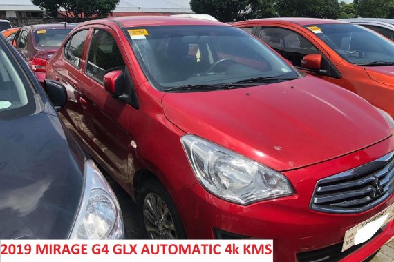 2019 Automatic Mitsubishi Mirage G4 GLX Red 4K kms Rush Sale