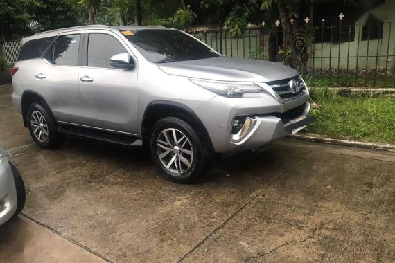 Silver Toyota Fortuner 2018 for sale in Cebu City