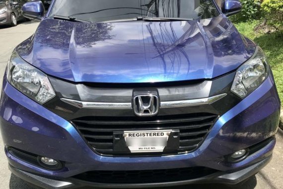Blue Honda Hr-V 2015 for sale in Manila
