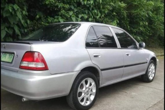 Silver Honda City 2002 for sale in Lipa