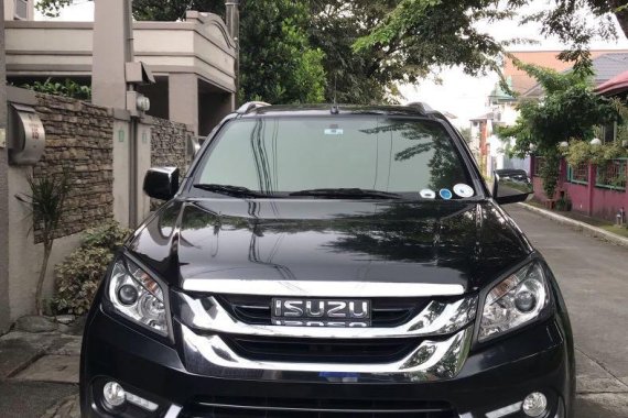 Black Isuzu Mu-X 2017 for sale in Antipolo