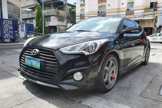 Lockdown Sale! 2013 Hyundai Veloster Korean Version 1.6 Gdi Turbo Coupe Automatic Black 38T Kms Only