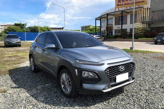 Selling Grey Hyundai Kona 2019 in Cebu