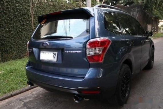 Blue Subaru Forester 2.0i-L 2014 for sale in Manila