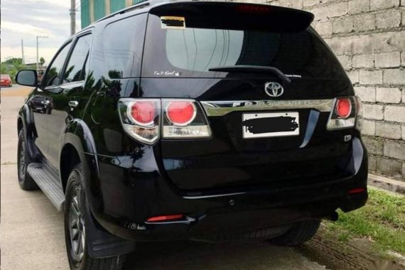 Black Toyota Fortuner 2016 for sale in Baguio