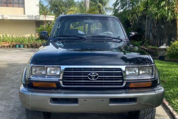 Blue Toyota Land Cruiser 1998 for sale in Bacolod