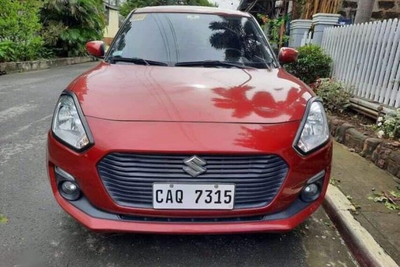 Sell Red 2019 Suzuki Swift in Laguna