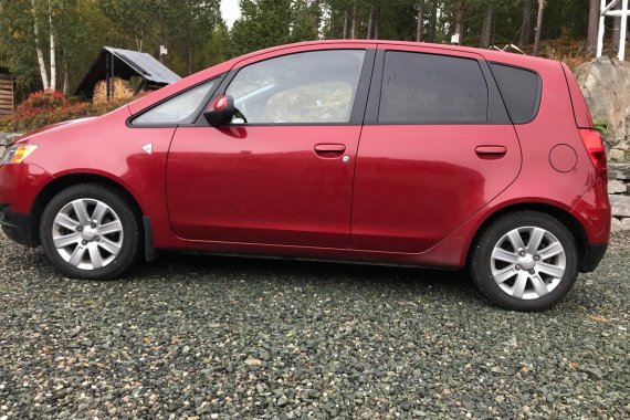 Red Mitsubishi Colt 2012 Hatchback for sale in Manila