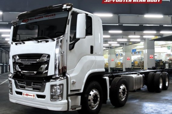 Selling Brand New Isuzu Giga CYH 8x4 Rigid Truck Cab & Chassis 32 feet